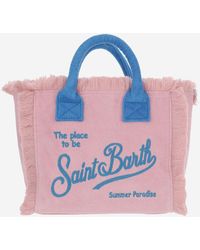 Mc2 Saint Barth - Colette Tote Bag With Logo - Lyst