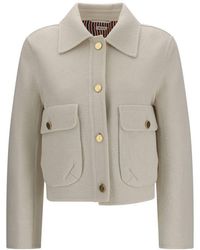 Thom Browne - Beige Wool Oves Aries Jacket - Lyst