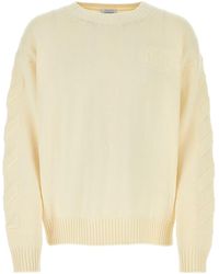 Off-White c/o Virgil Abloh - Sweater With Embossed Diagonal Motif - Lyst
