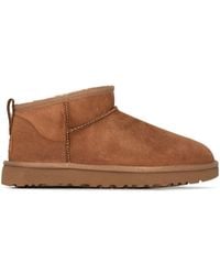 UGG - Classic Ultra Mini Sheepskin Ankle Boots - Lyst