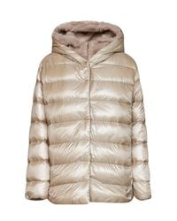 Herno - Chantilly Ultralight Nylon And Faux-Fur Hooded Down Jacket - Lyst