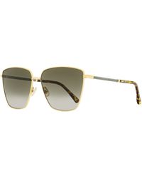 Jimmy Choo - Square Lavi Sunglasses 06Jha-Havana 60Mm - Lyst