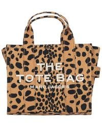 Marc Jacobs - The Small Cheetah Canvas Tote Bag - Lyst
