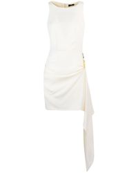 Elisabetta Franchi - Sleeveless Draped Mini Dress - Lyst