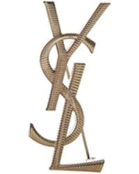 Saint Laurent - Brooch Cassandre - Lyst