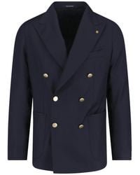 Tagliatore - Double-Breasted Blazer - Lyst