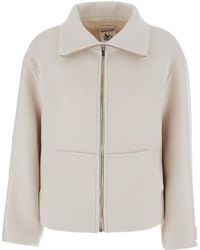 Semicouture - Jacket Jeanie Wool Coat - Lyst