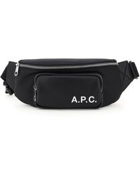 A.P.C. - Camden Faux Leather And Nylon Bag - Lyst
