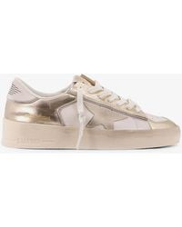 Golden Goose - Stardan Leather Low-Top Sneakers - Lyst