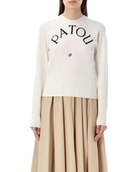 Patou - Jaquard Terry Sweater - Lyst