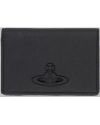 Vivienne Westwood - Card Holder Flap With Orb Leather Cow Wallets & Purses - Lyst
