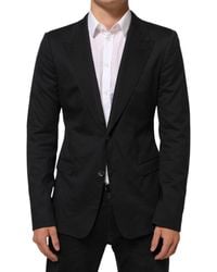 Dolce & Gabbana - Cotton 2 Buttons Suit Jacket Blazer Co+04+Pa+Se - Lyst