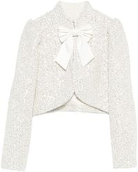 Alice + Olivia - Ilaria Bow Jacket - Lyst