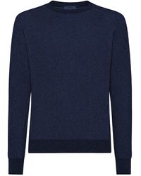 Seventy - Crewneck Sweater With English Rib - Lyst