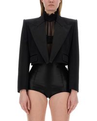 Dolce & Gabbana - Short Tuxedo Jacket - Lyst