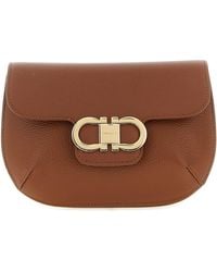 Ferragamo - Double Gancini Mini Crossbody Bag - Lyst