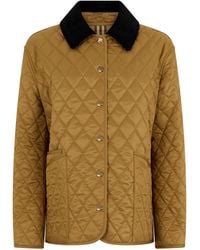 Burberry - Quilted Jacket Dranefeld Polyester - Lyst