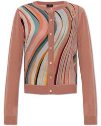 Paul Smith - Cardigan With Stripe Pattern - Lyst