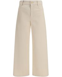 Max Mara - Zarina Pants With Five-Pocket Design Cotton; Elastane - Lyst