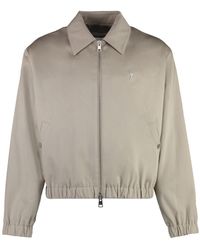 Ami Paris - Ami Paris Zippered Cotton Jacket - Lyst