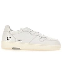 Date - Court Calf Leather Sneakers - Lyst