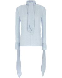 Givenchy - Pastel Light Silk Blouse - Lyst