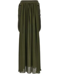 Max Mara - Silk Jedy Maxi Skirt - Lyst