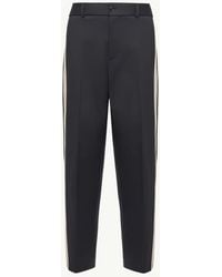 Moncler - Pantalon Technique Archivio Bleu Marine Trousers - Lyst