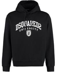 DSquared² - Cotton Hoodie Jumpers - Lyst