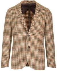 Lardini - Prince Of Wales Blazer - Lyst