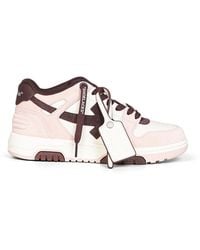 Off-White c/o Virgil Abloh - Off And Deep Burgundy Out Of Office Sneakers - Lyst