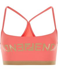 Fendi - Sports Top With Logo Lettering - Lyst