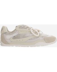 Pinko - Sneakers Yulia Leather And Mesh Upper: Trainers - Lyst