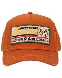 DSquared² - Dsquared Baseball Hat With Logo Patch - Lyst