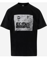 44 Label Group - Cotton T-Shirt With Print - Lyst