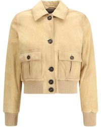 Valstar - Suede Leather Jacket Goatskin/Hircus Goatskin - Lyst