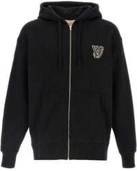 Valentino Garavani - Hoodie Vg Patch Cotton Sweatshirt - Lyst