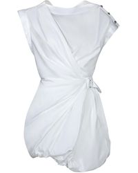 Pinko Elliot Dress in White | Lyst