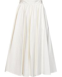 Blanca Vita - Midi Skirt Golia Stretch Poplin Cotton - Lyst