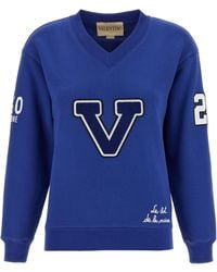 Valentino Garavani - Chat De La Maison Sweatshirt Cotton - Lyst