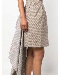 Brunello Cucinelli - Patterned Wrap Skirt - Lyst