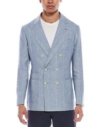 Brunello Cucinelli - Linen Blazer - Lyst