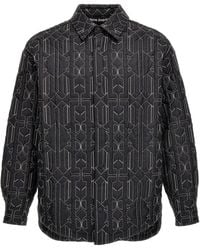 Palm Angels - All Monogram Quilted Dover Jacket - Lyst