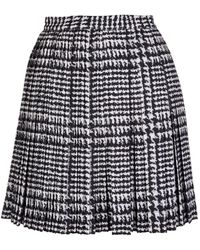 Ermanno Scervino - Cady Trouser Skirt With Prince Of Wales Print - Lyst