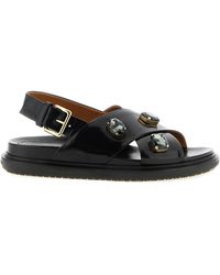 Marni - 'Fussbett' Sandals - Lyst