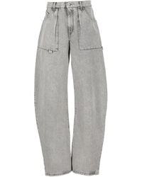 The Attico - Jeans Grey - Lyst