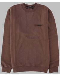 Jacquemus - Logo Sweatshirt Cotton Sweater - Lyst