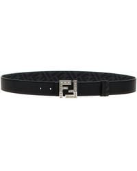 Fendi - 'Squared Ff' Reversible Belt - Lyst