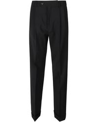 Sportmax - Button Detailed Straight Leg Trousers - Lyst