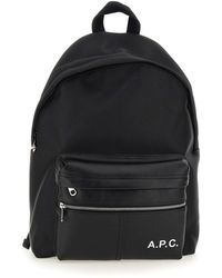 A.P.C. Recuperation Backpack in Black for Men | Lyst